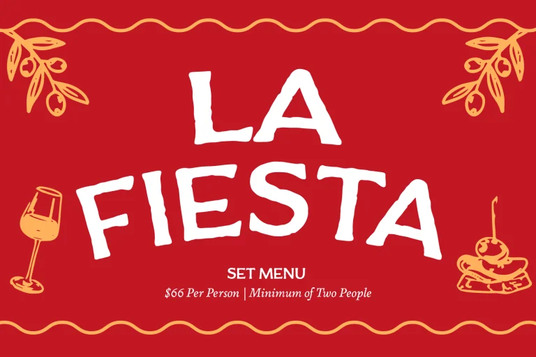 La Fiesta Set Menu